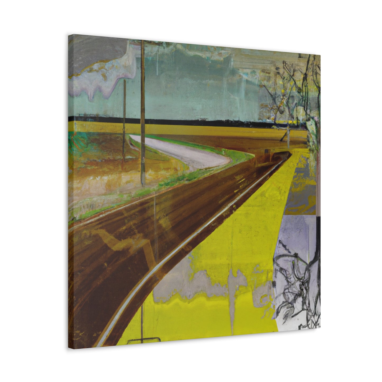 "Country Road Dreamscape" - Canvas