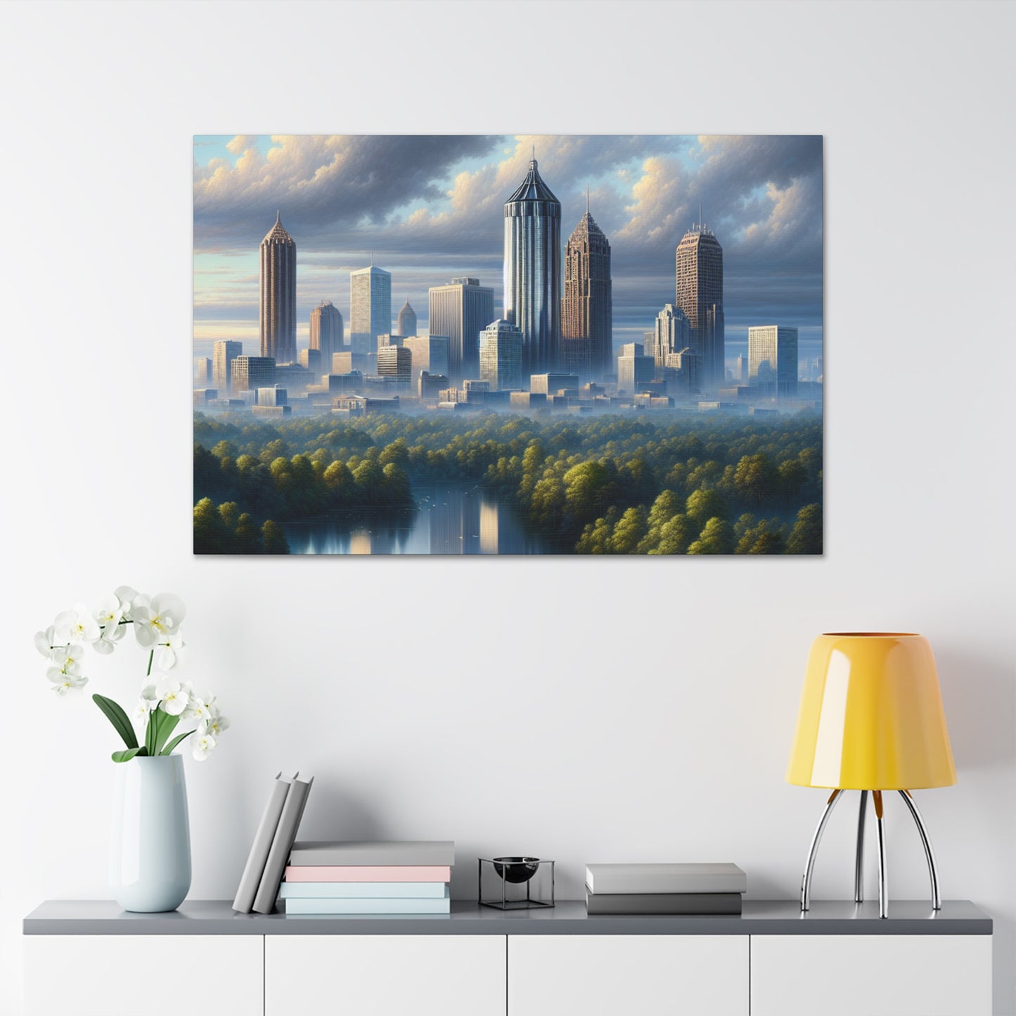 "Ethereal Urban Legacy" - Canvas