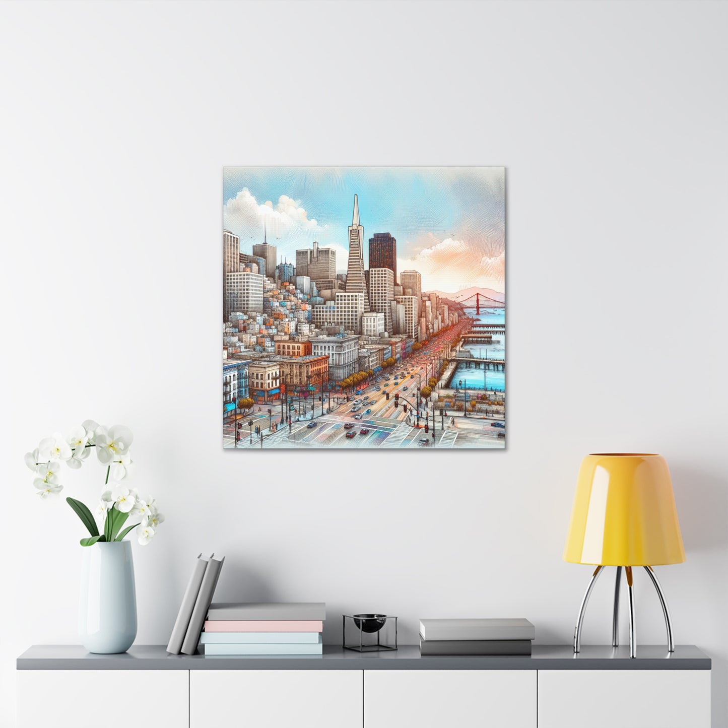 "Urban Symmetry Unveiled" - Canvas