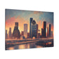 Urban Vortex: Houston Perspective - Canvas