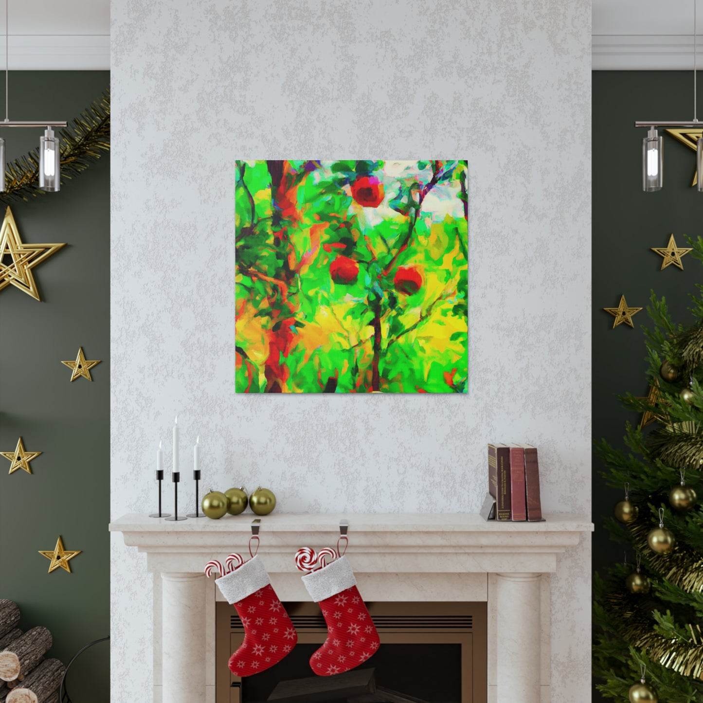 "Apple Tree Oasis" - Canvas