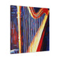 Harp in Impressionism - Canvas