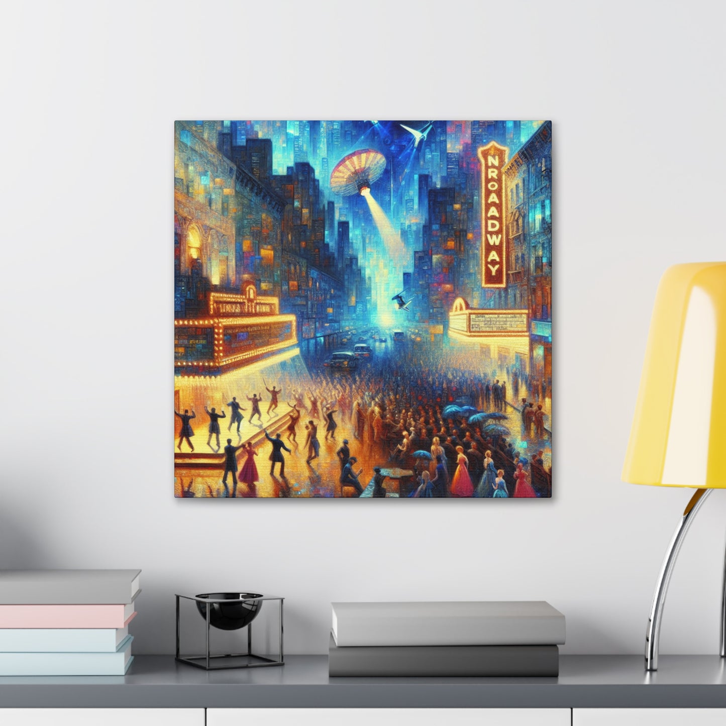 "Enchanting Broadway Performance" - Canvas