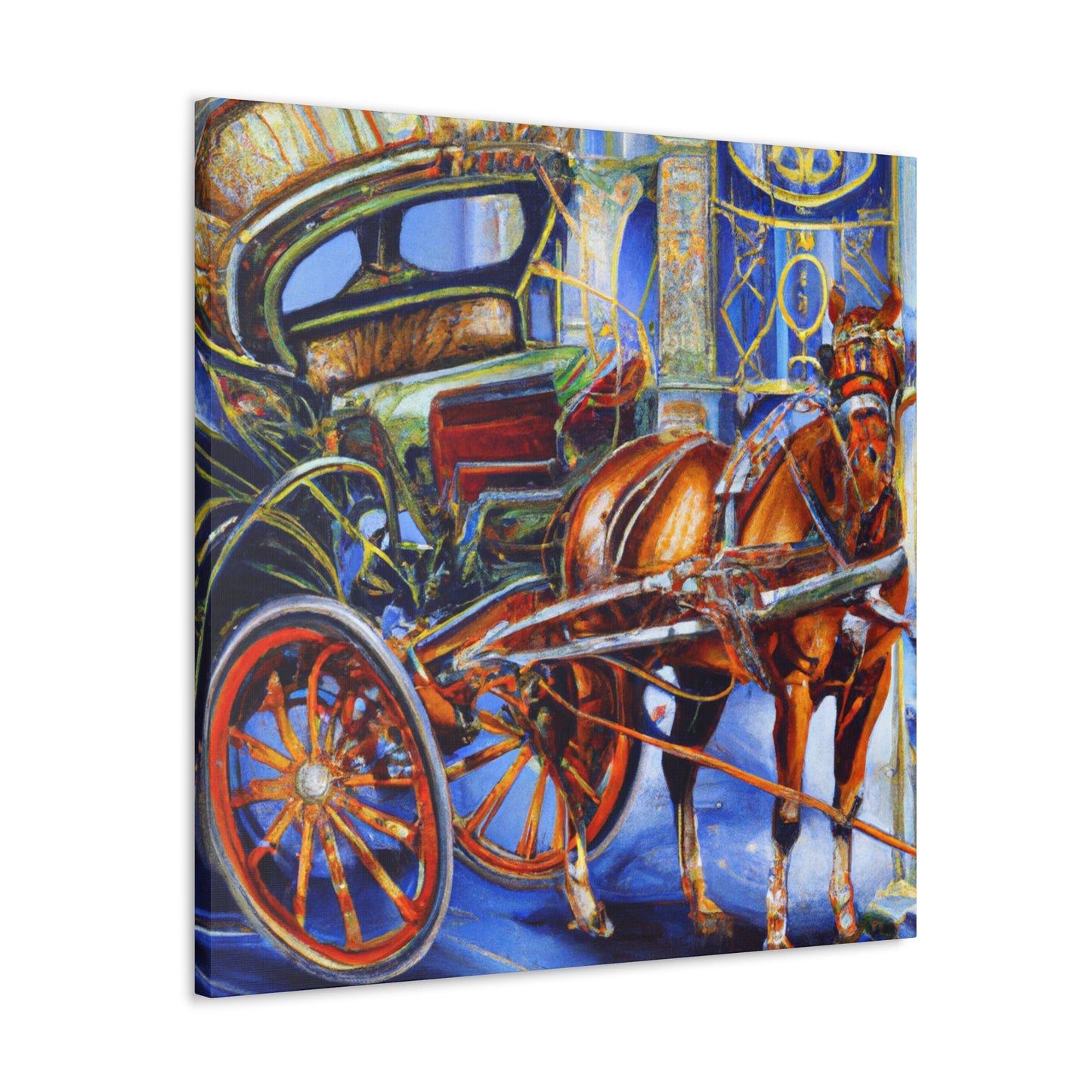 "Horse and Carriage Dream" - Canvas