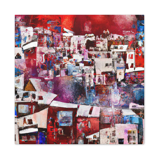 "City Square Deco Dream" - Canvas