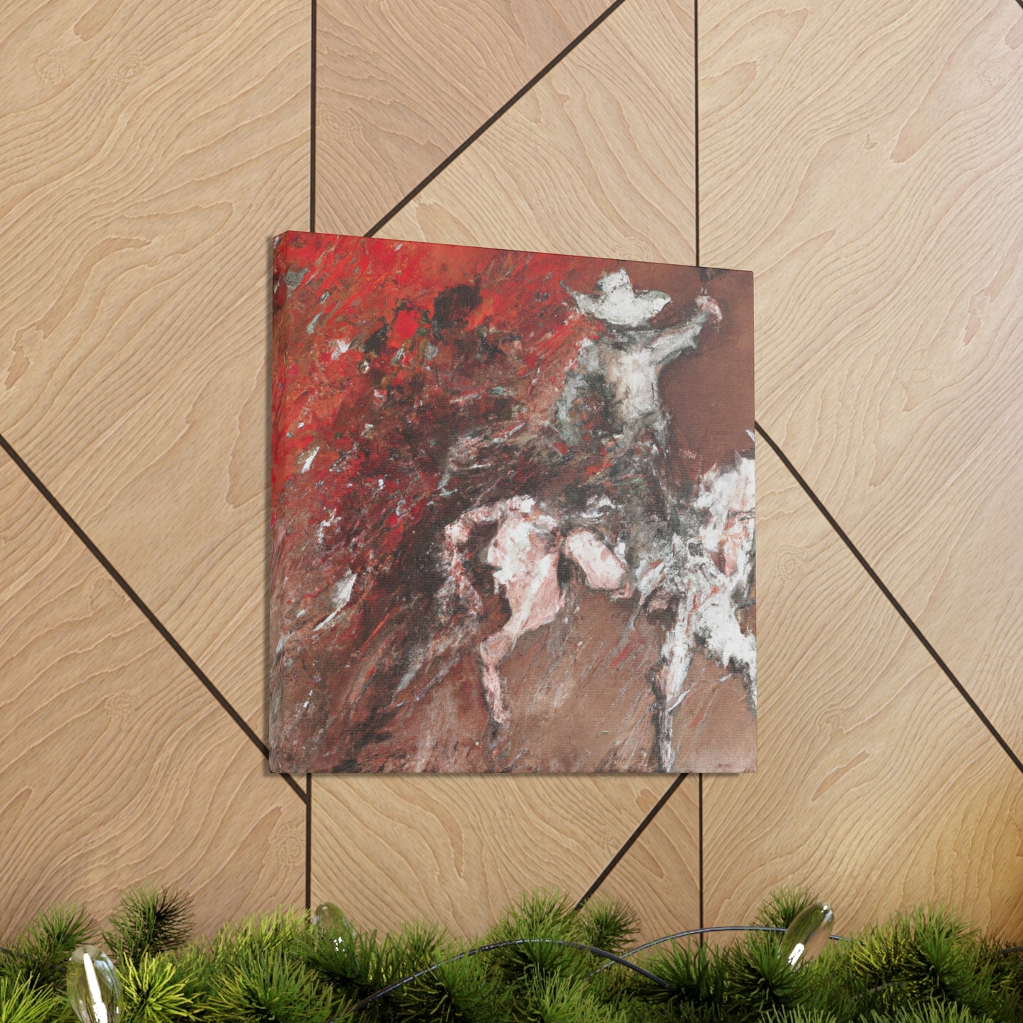 Cowboy on Canvas - Canvas