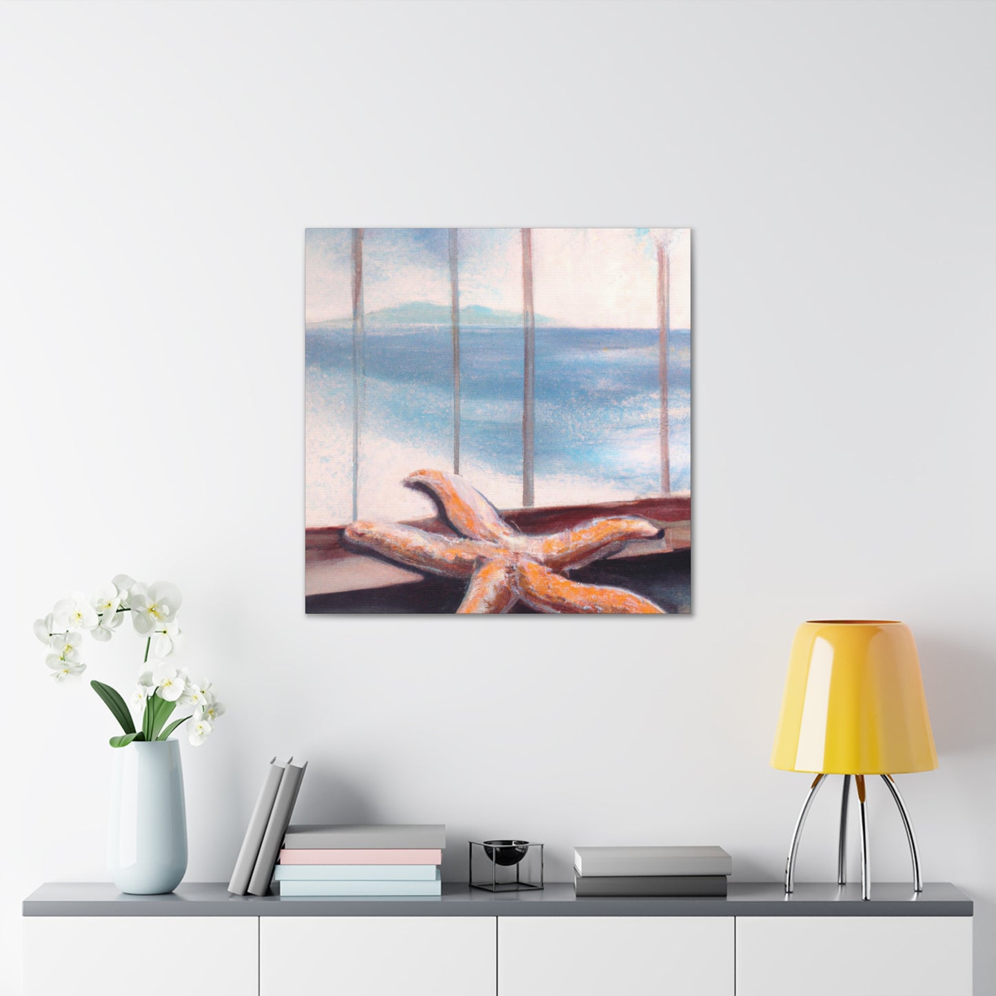 "Starfish, Seeking Horizon" - Canvas