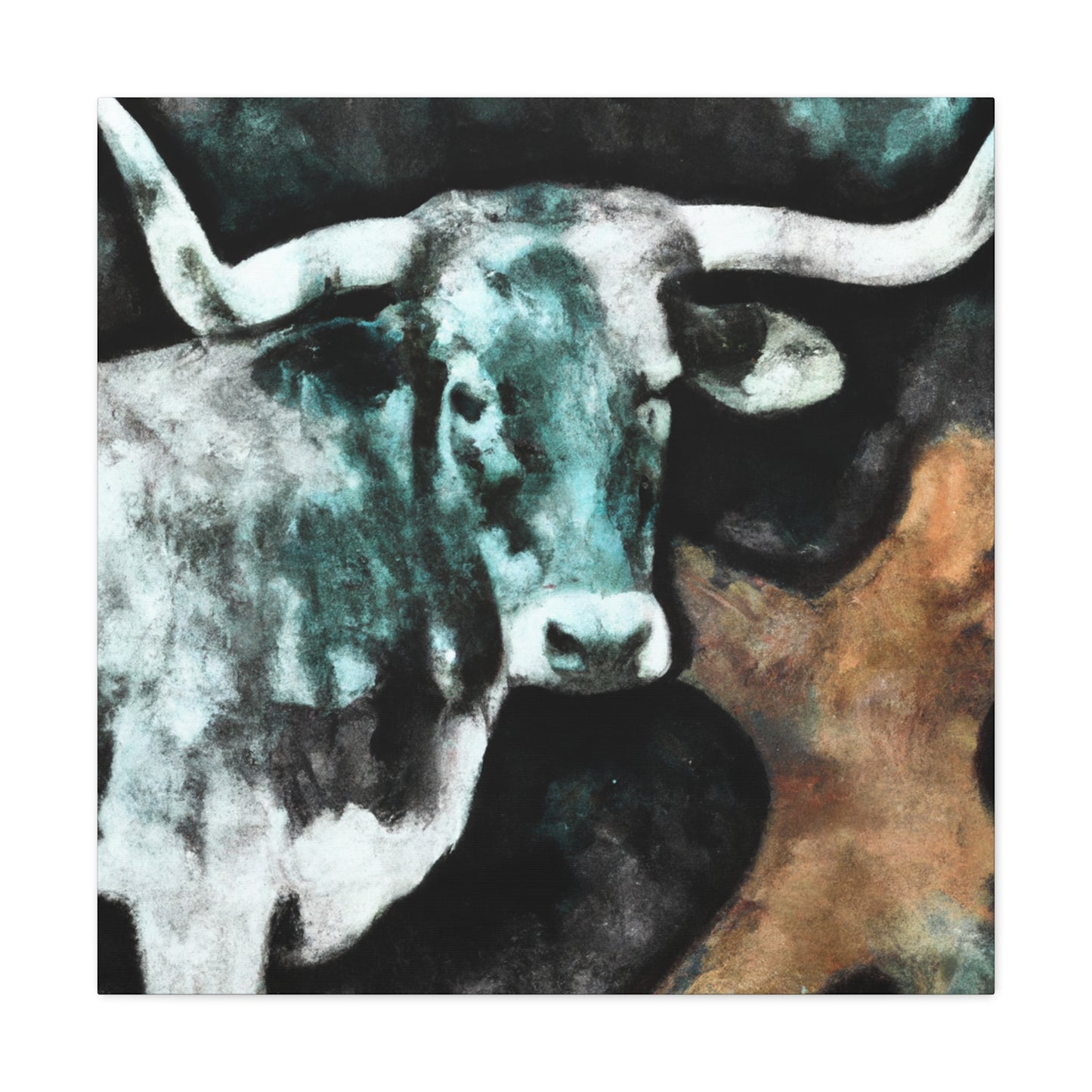 Texas Longhorn Majesty - Canvas