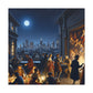 Exuberant Evening Festivities - Canvas