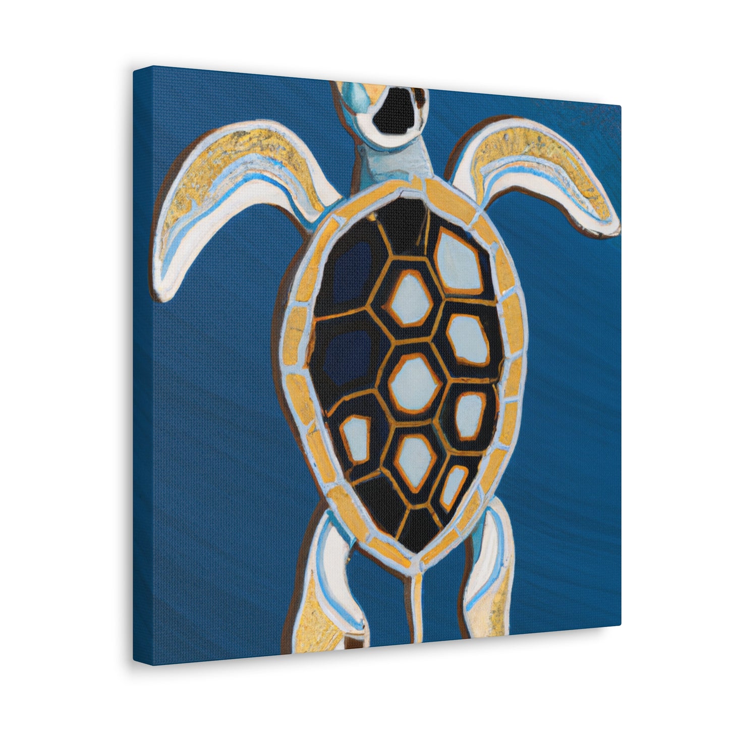 "A Sea Turtle Swims". - Canvas