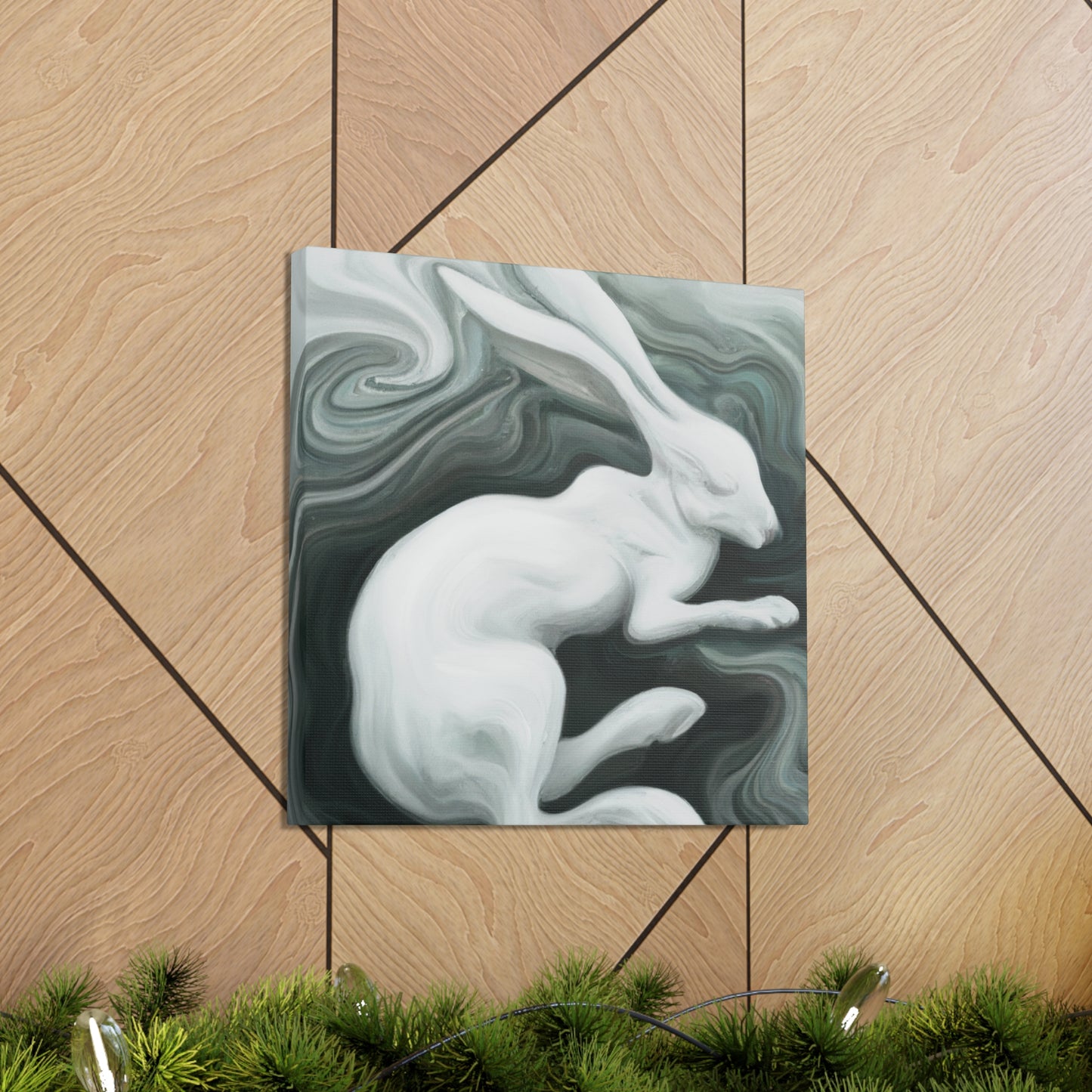 Frosty Arctic Hare Dream - Canvas