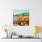 "Hay Wagon Harvest Home" - Canvas