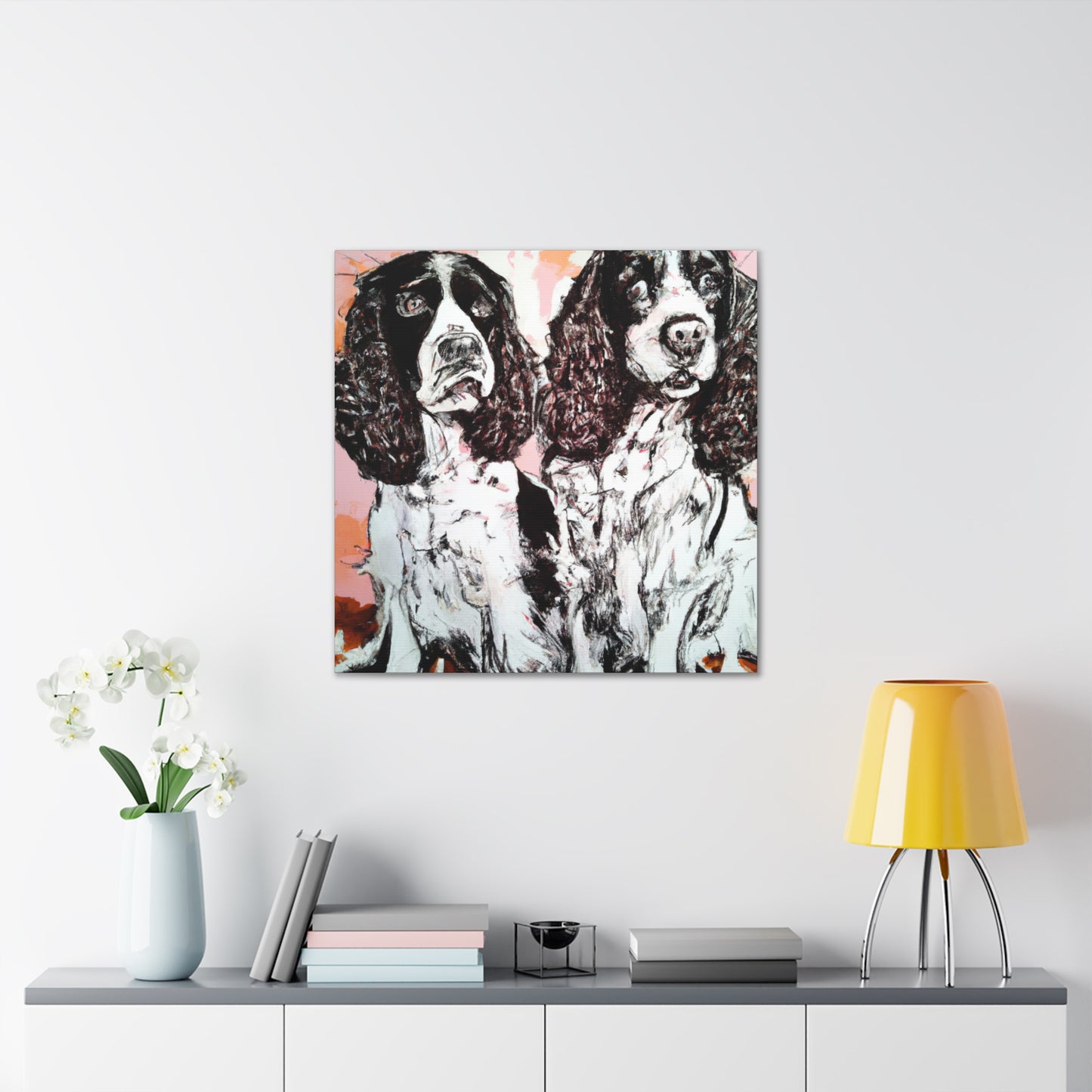 "Spaniel of the Streets" - Canvas