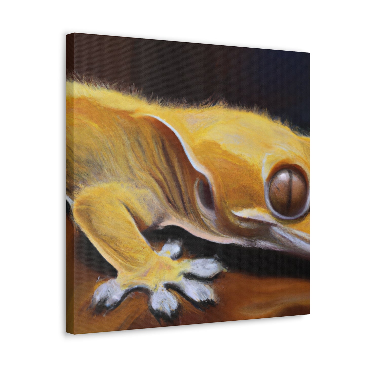 "Crested Gecko Hyperrealism" - Canvas