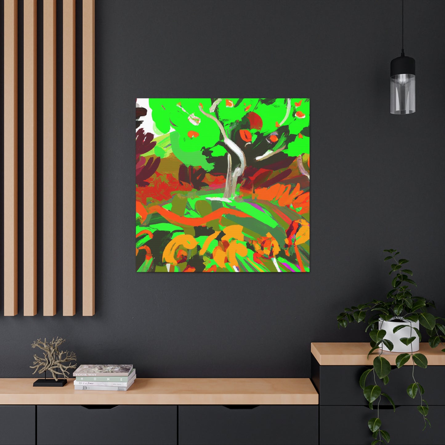 "Marigolds In Movement" - Canvas