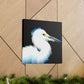 Snowy Egret Memory. - Canvas