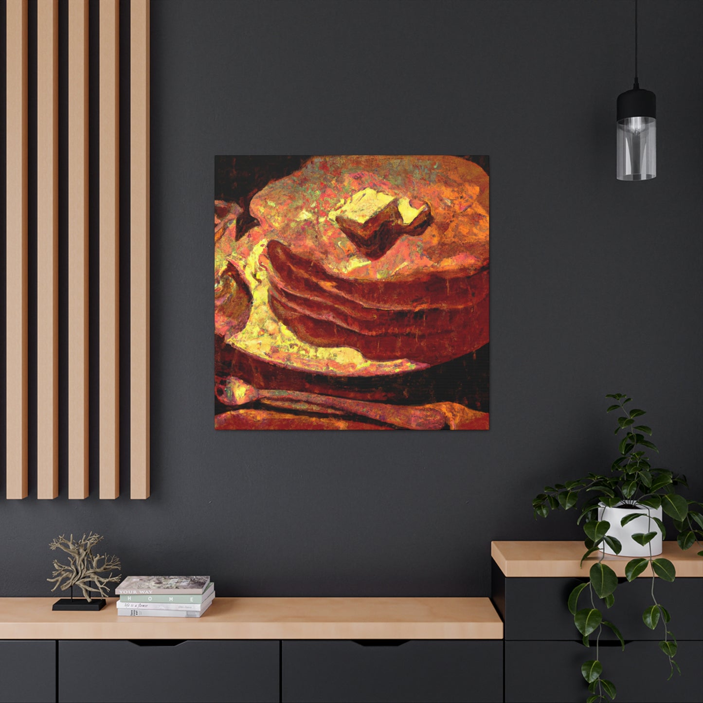 Pancakes in Abstract Form - Canvas