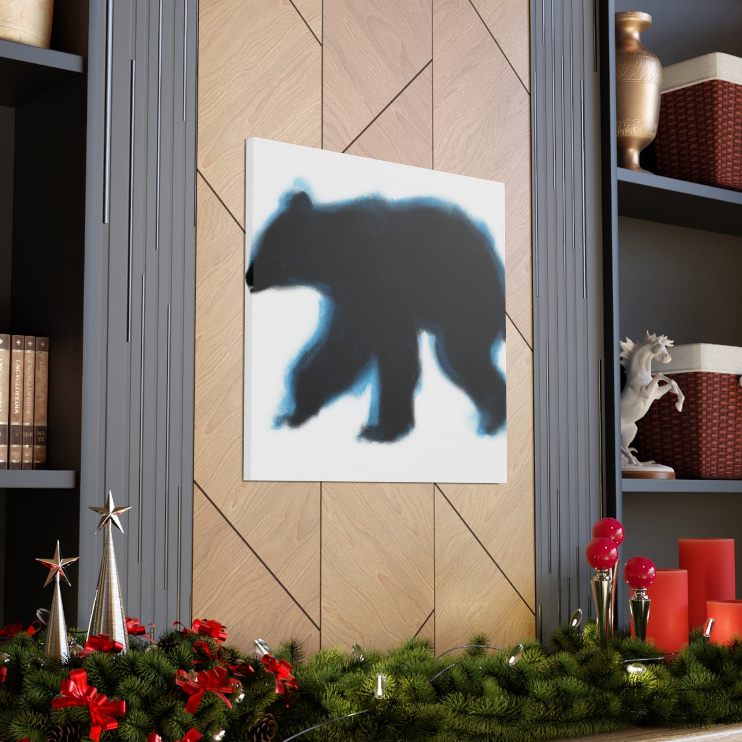 "The Asiatic Bear Roars" - Canvas