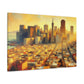 Golden City Hues - Canvas