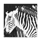 "Zebra Abstract Expressionism" - Canvas