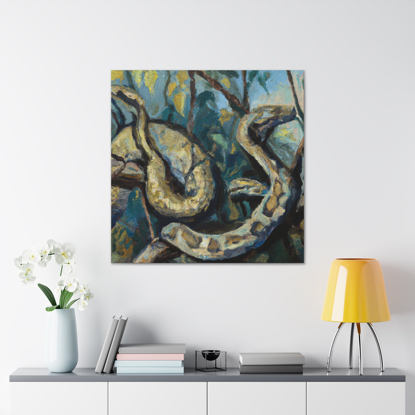 Python in Impressionism - Canvas