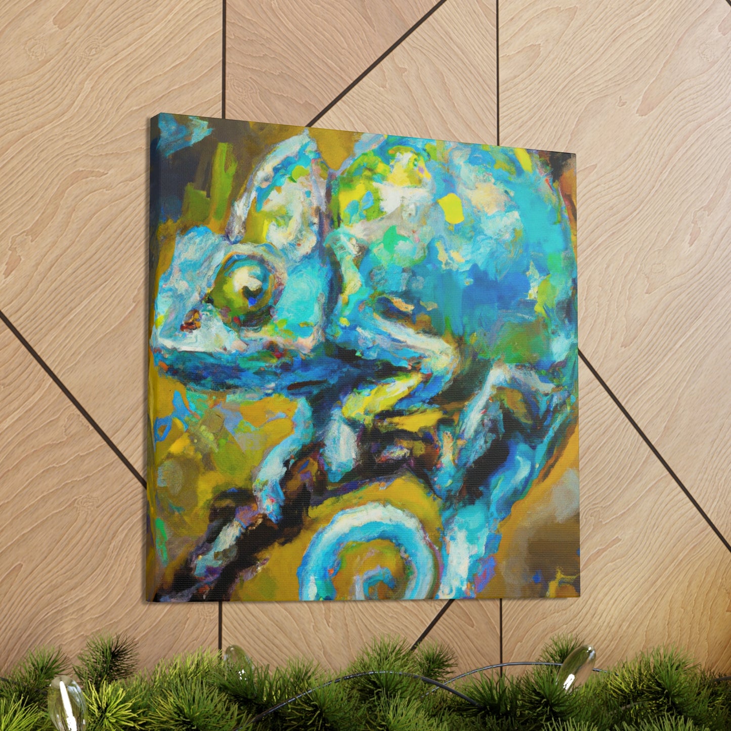 Veiled Chameleon Glory - Canvas