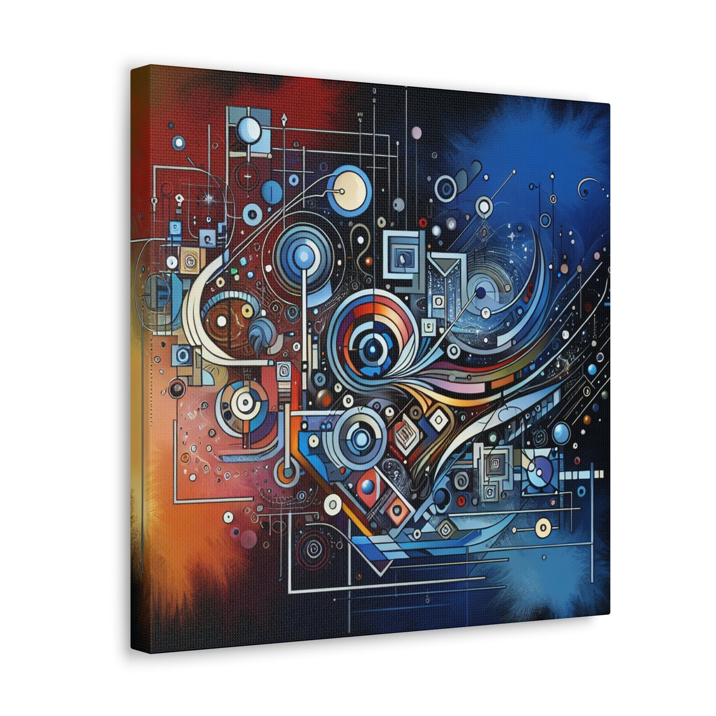 "Chromatic Eternity Unfolding" - Canvas