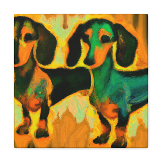 Dachshund on Canvas - Canvas