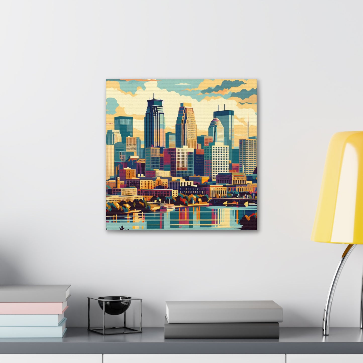 "Mosaic Minneapolis Splendor" - Canvas