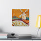 Windmill In Motion - Canvas