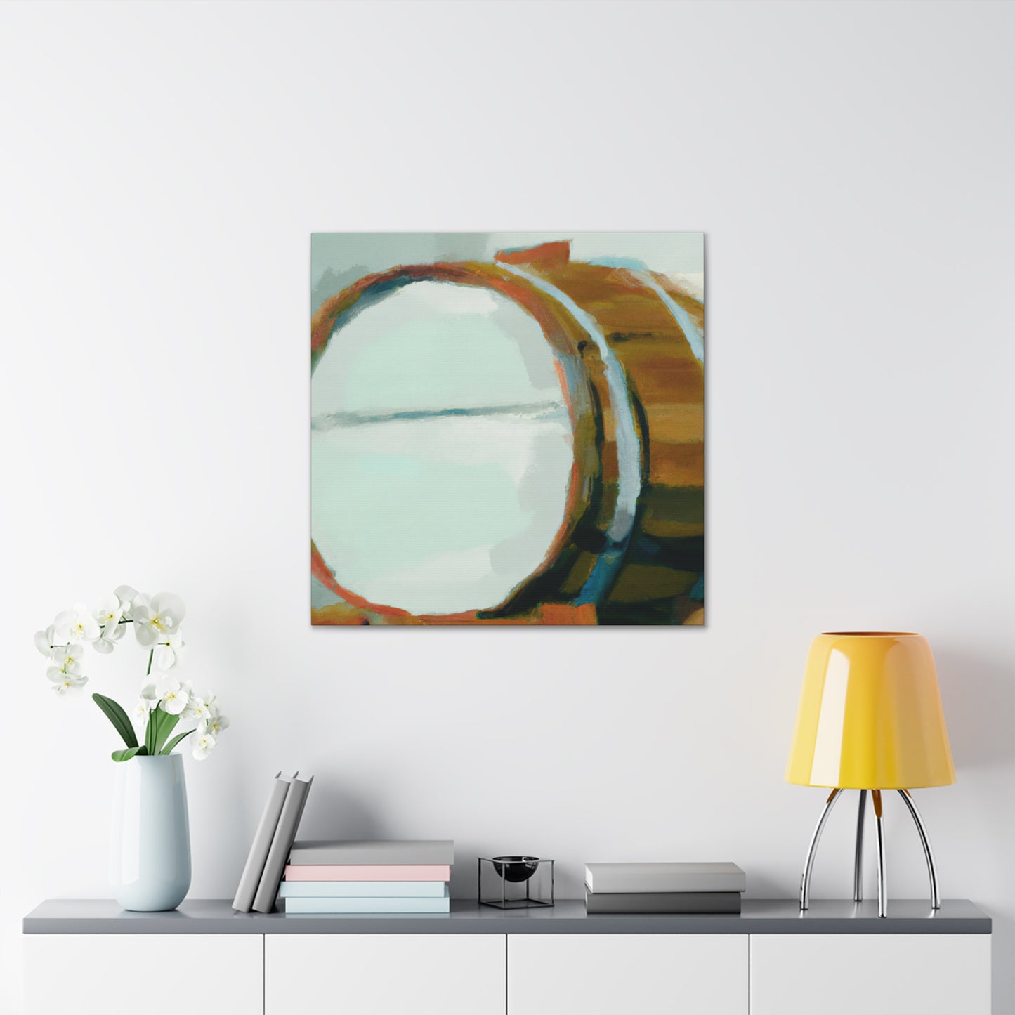 Whiskey Barrel Palette - Canvas