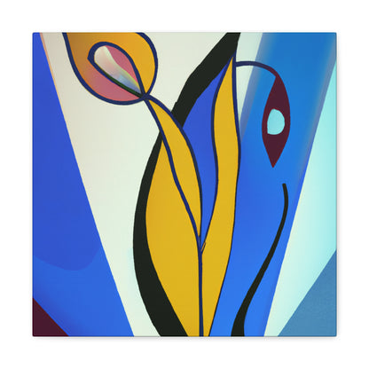 "Tulips in Art Deco." - Canvas