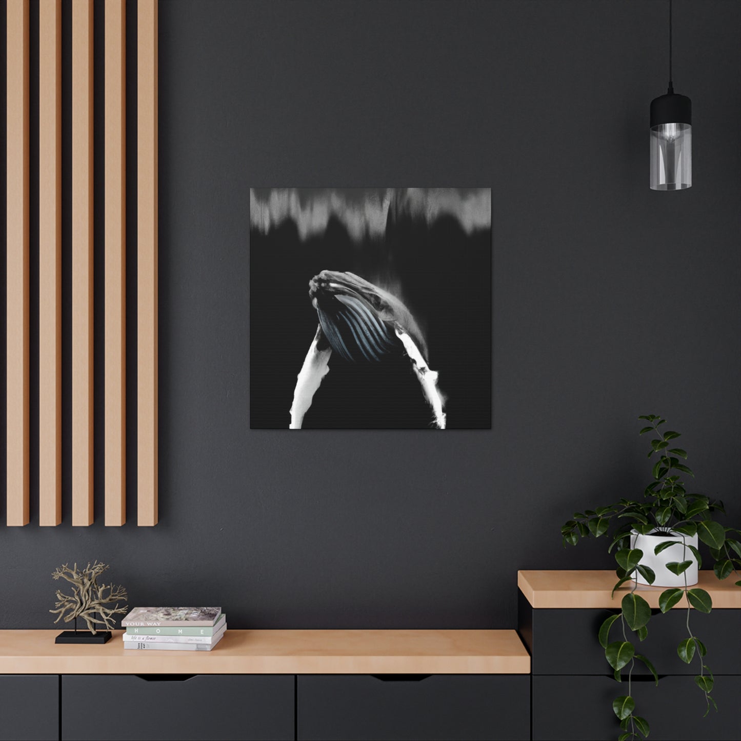 "Majestic Humpback Whales" - Canvas