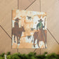 Driving Cattle Home - Canvas