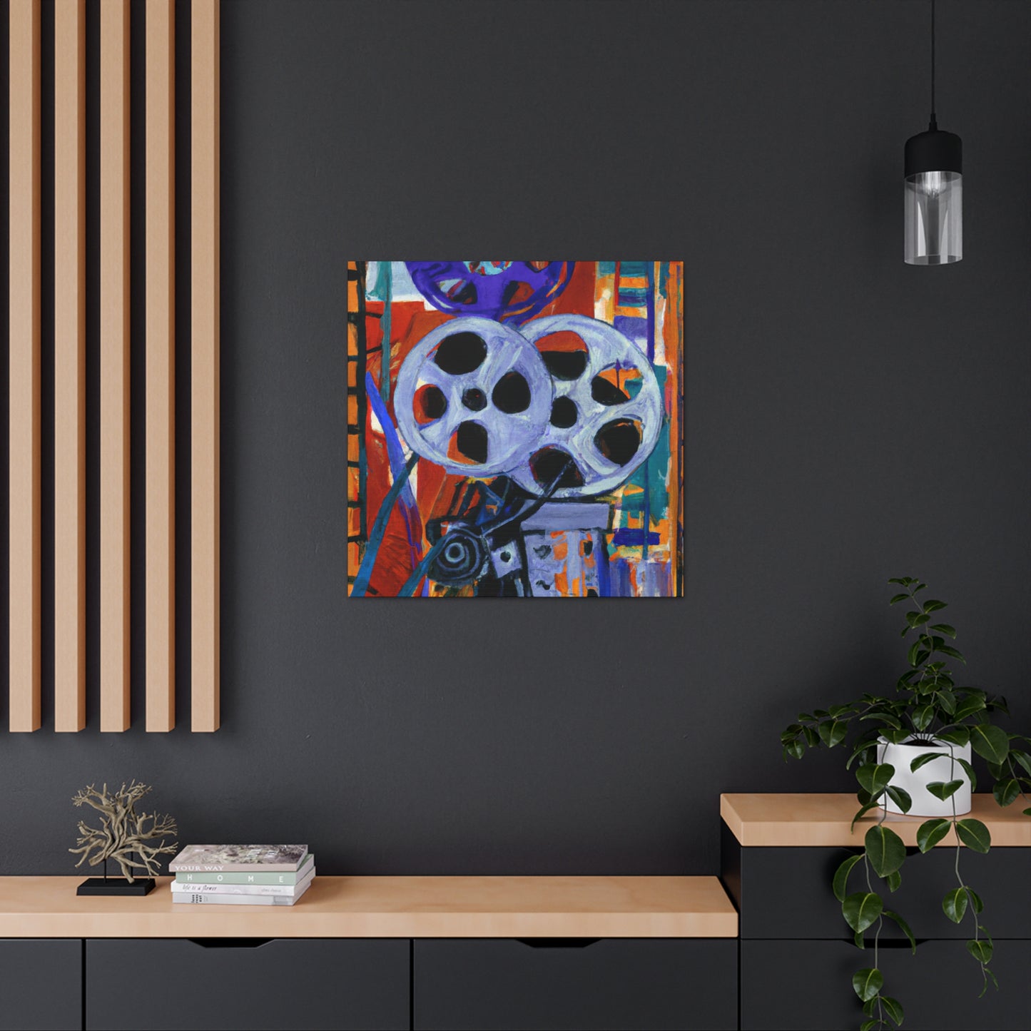 "Film Reel Fantasia" - Canvas