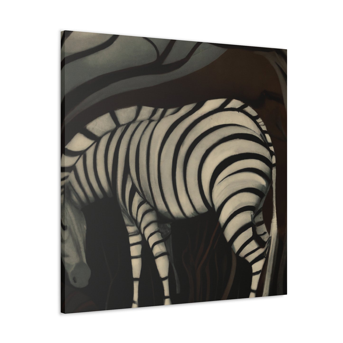 "Zebra's Exotic Dance" - Canvas