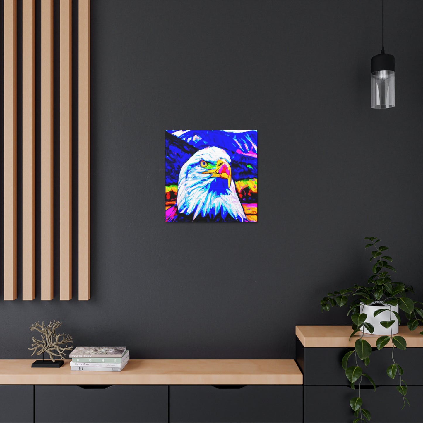 "Majestic Flying Eagle" - Canvas