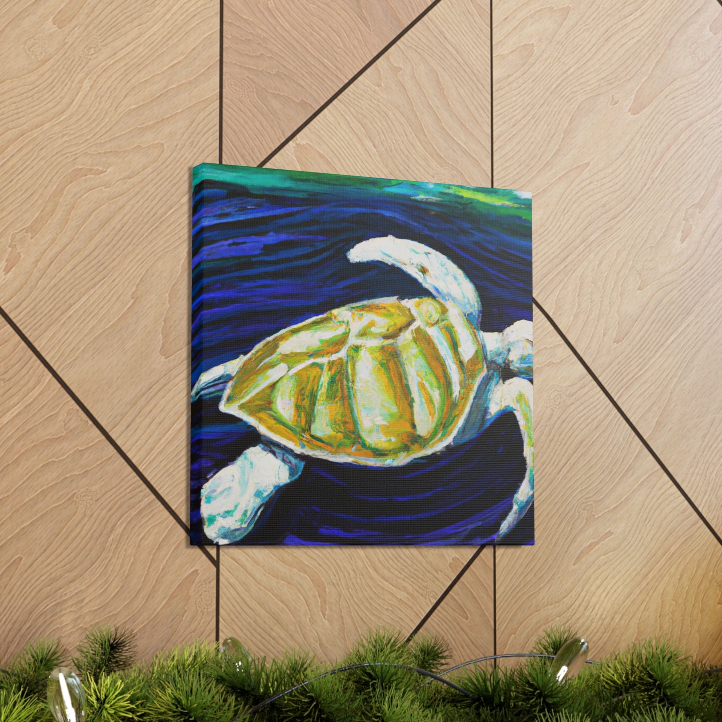 "Sea Turtle Dreamscape" - Canvas