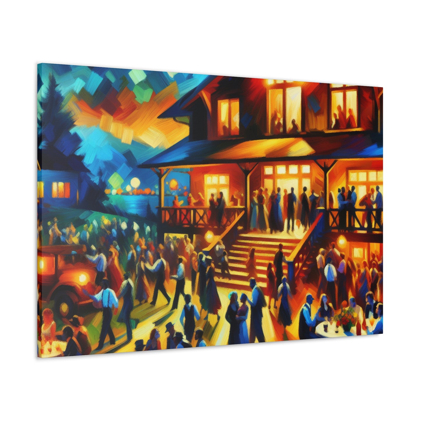 Euphoric Garden Gathering - Canvas