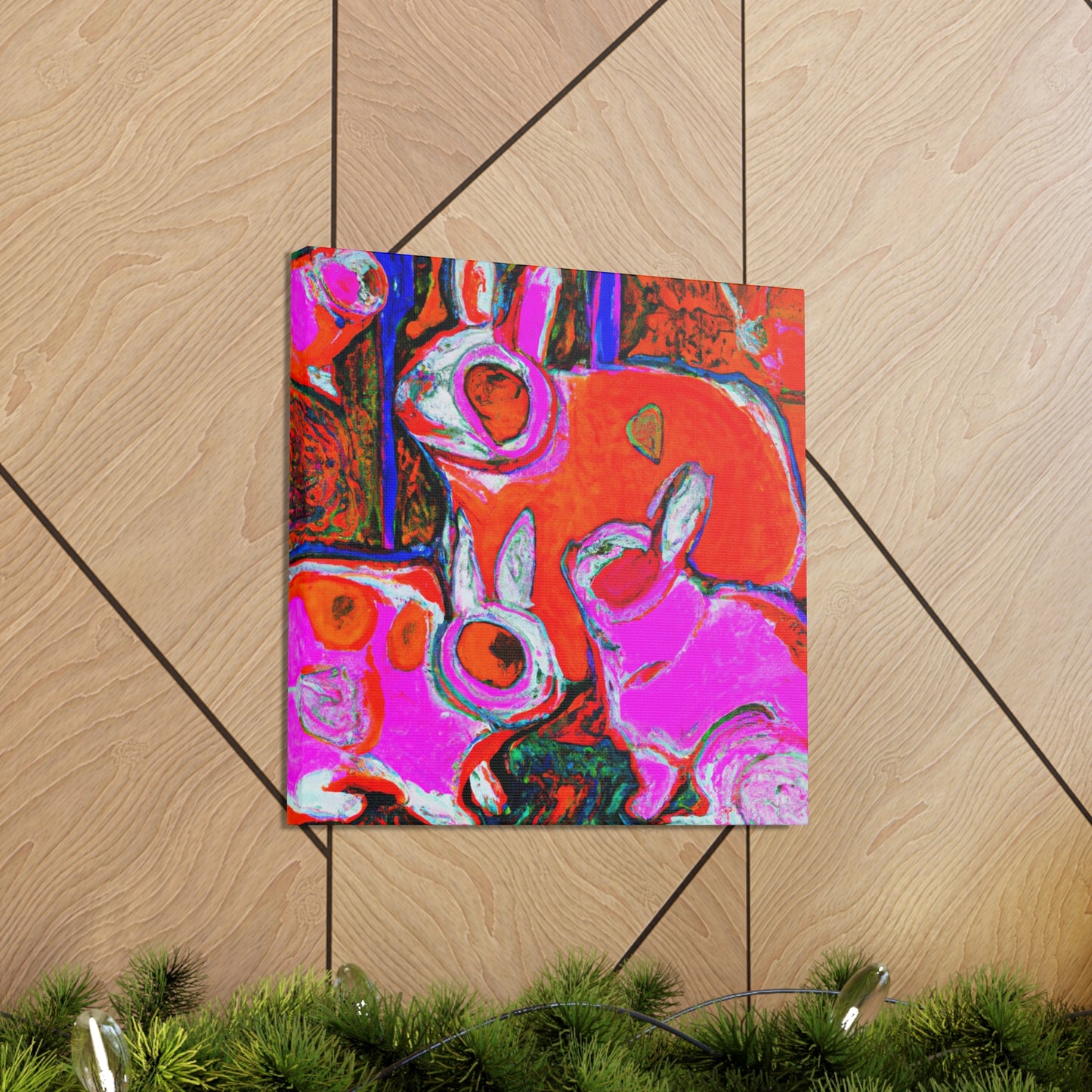 Rabbit in Wonderland Dream - Canvas