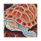 "Turtle Solitaire Magnificence" - Canvas