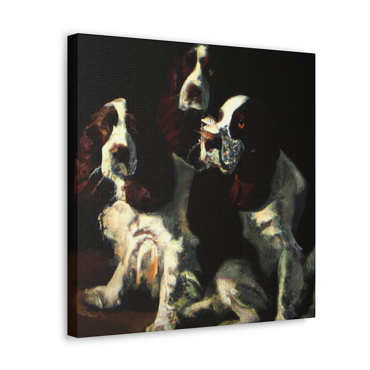 "Canine Joy Unleashed" - Canvas