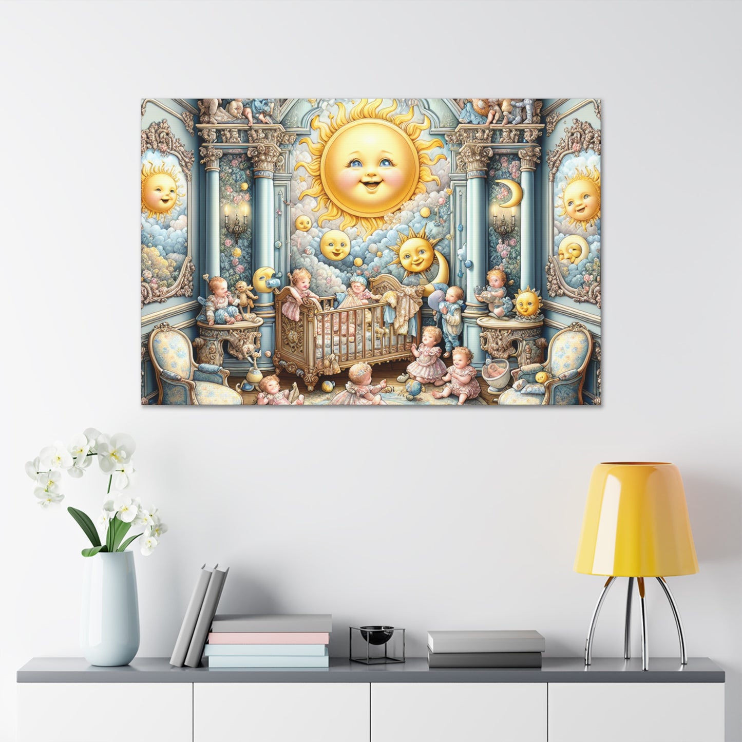 Celestial Grins of Joy - Canvas