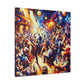 Vibrant Revelry at Home - Canvas