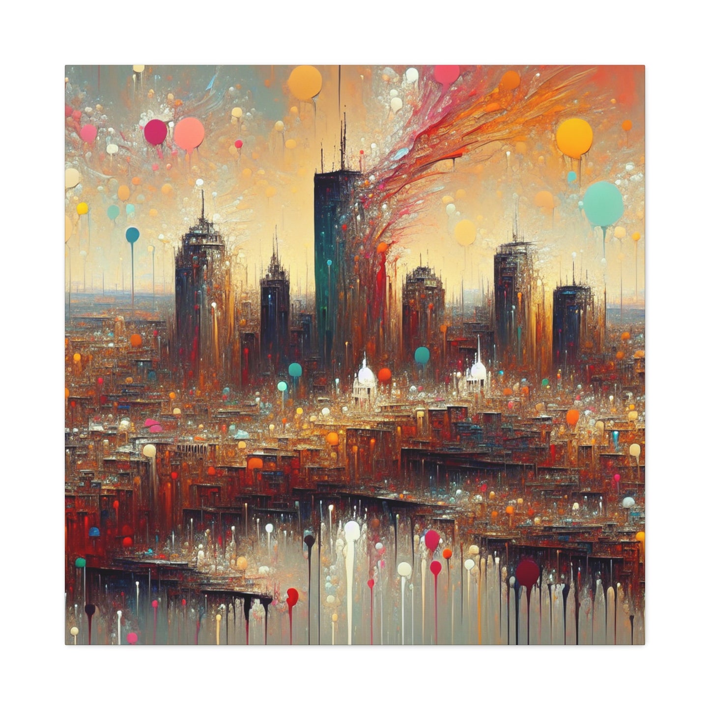 "Emerald City Sunrise" - Canvas