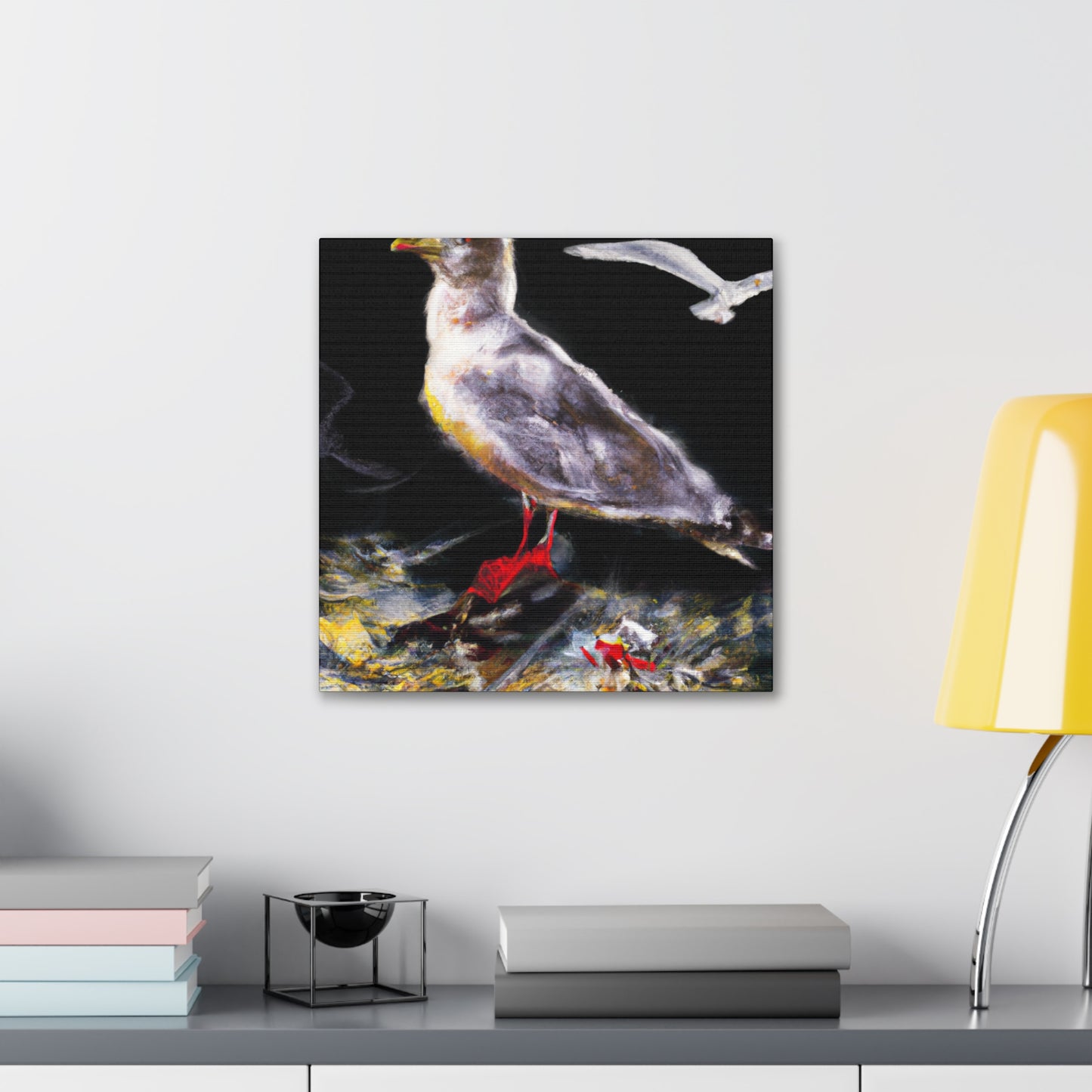 Seaside Bird's Haven - Canvas