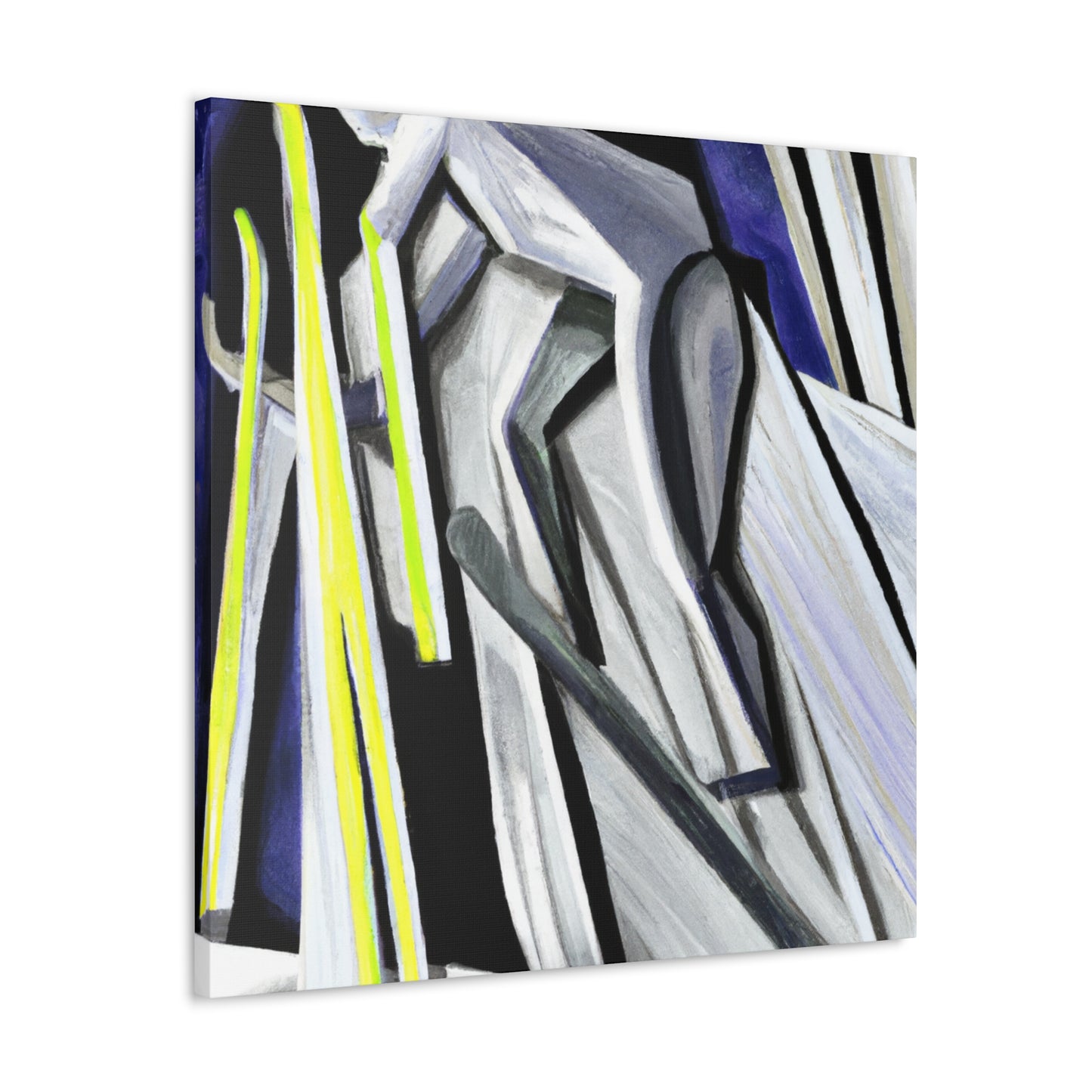 "Skiing in Abstraction" - Canvas