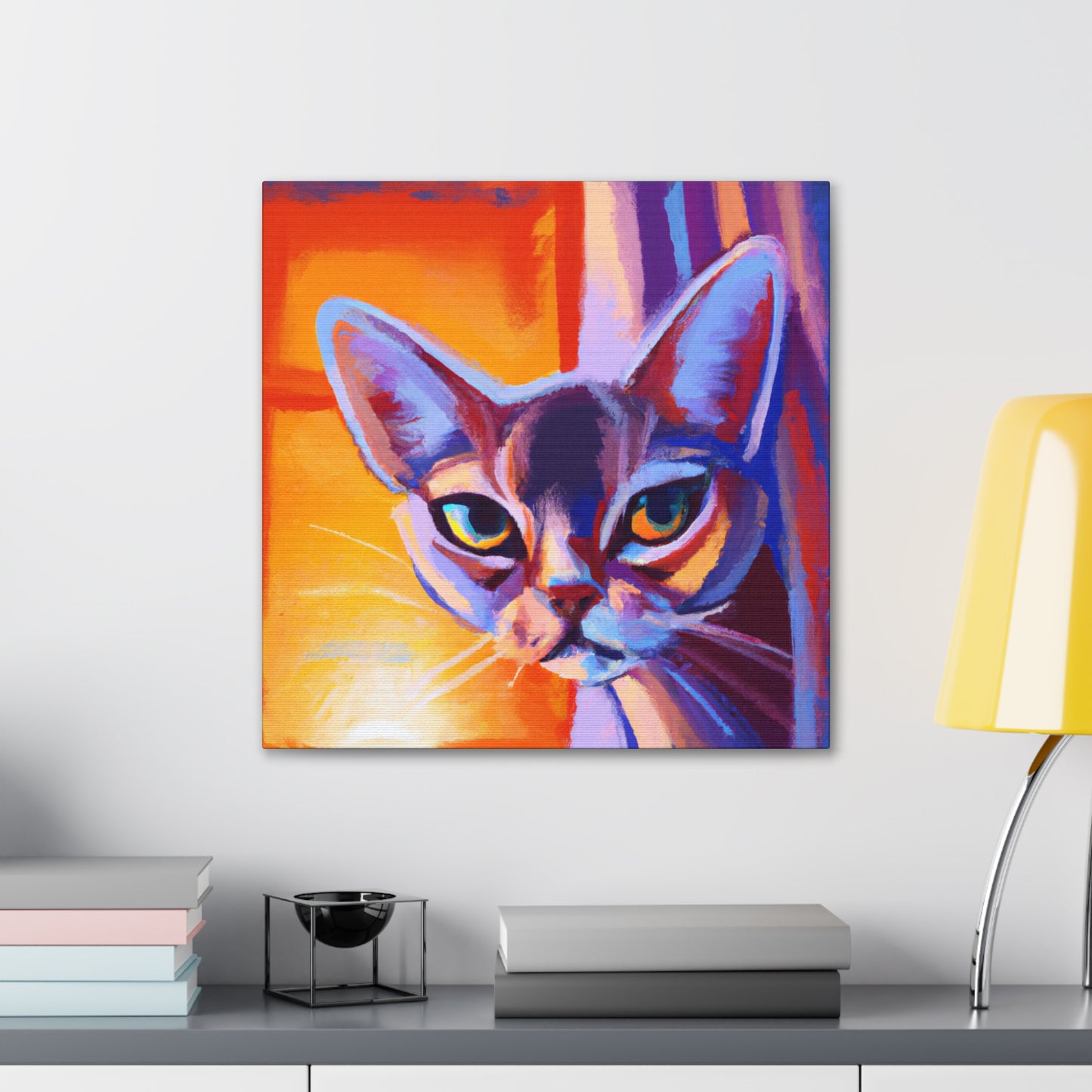 "Abyssinian Art Deco Dream" - Canvas