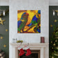 "Conures in Impressionism" - Canvas