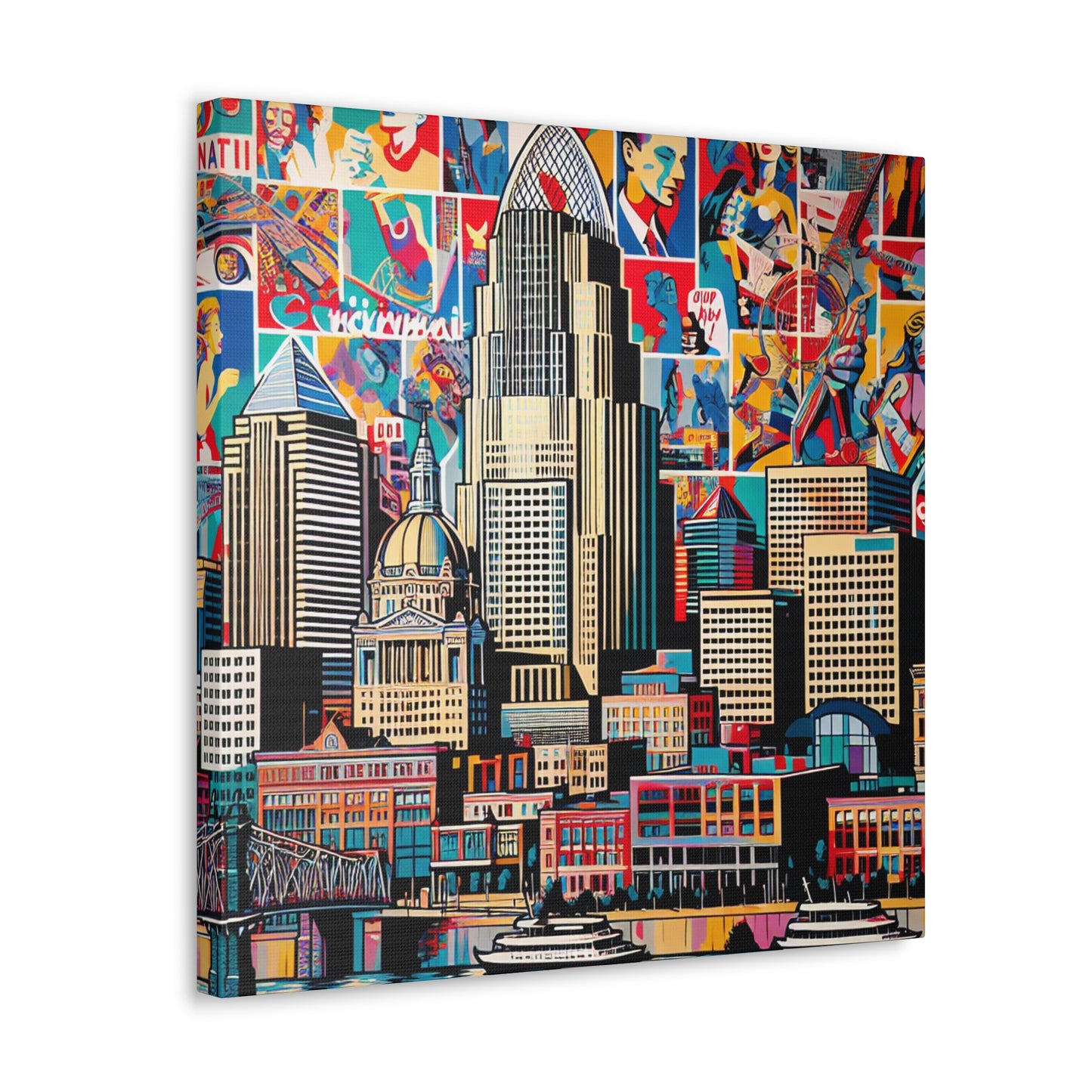 "Glimpses of Cincinnati" - Canvas